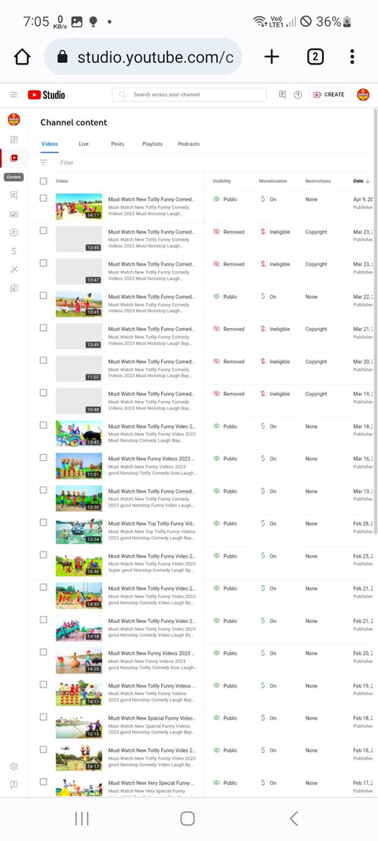 FunnyDhamaka's tweet photo. Hello @TeamYouTube 
PLEASE HELP!
I got fake copyright strikes on my YouTube channel (url : https://t.co/TmIZ32XXry… 
I create funny videos and my channel has 12k subs. 
But someone gave me fake COPYRIGHT strikes and he is trying to export money to retract these strikes. HELP! https://t.co/XMM8MoHUDY