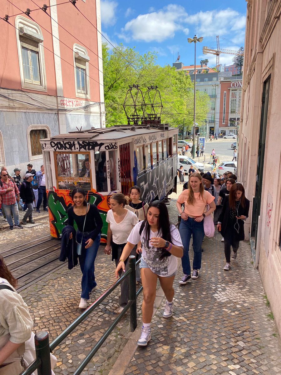 MHS-ULIS Exchange Day 4 - A day of exploring beautiful Lisbon - Parque Eduardo VII, Avenida da Liberdade, Marques de Pombal, Rossio, Castelo de São Jorge, Baixa-Chiado, Vaisala do Sodré.