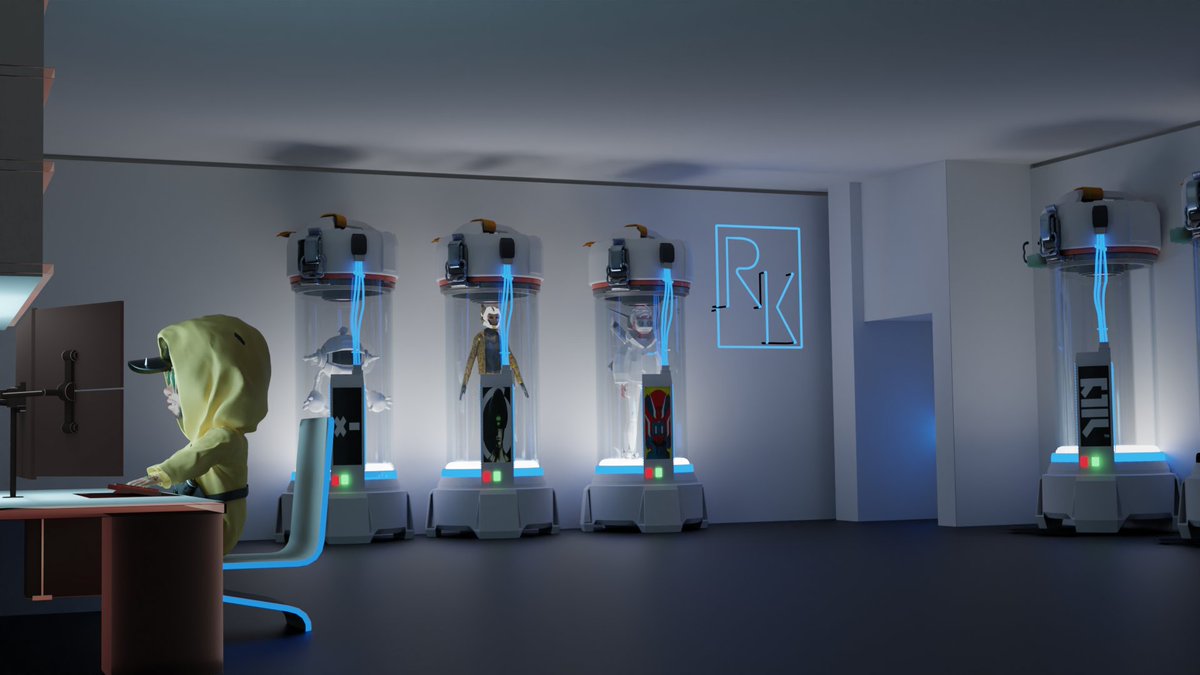 RebelKreator's tweet photo. 🧵
The Official RebelKreator Lore.

This thread is just one very small piece of what you can do with 3D files. 

First Official render with my RebelKreator and his Cyborg Exoskeletons displayed in the backround....

At least the completed ones.

#rebelkreator #rebelone https://t.co/EPpui9t995