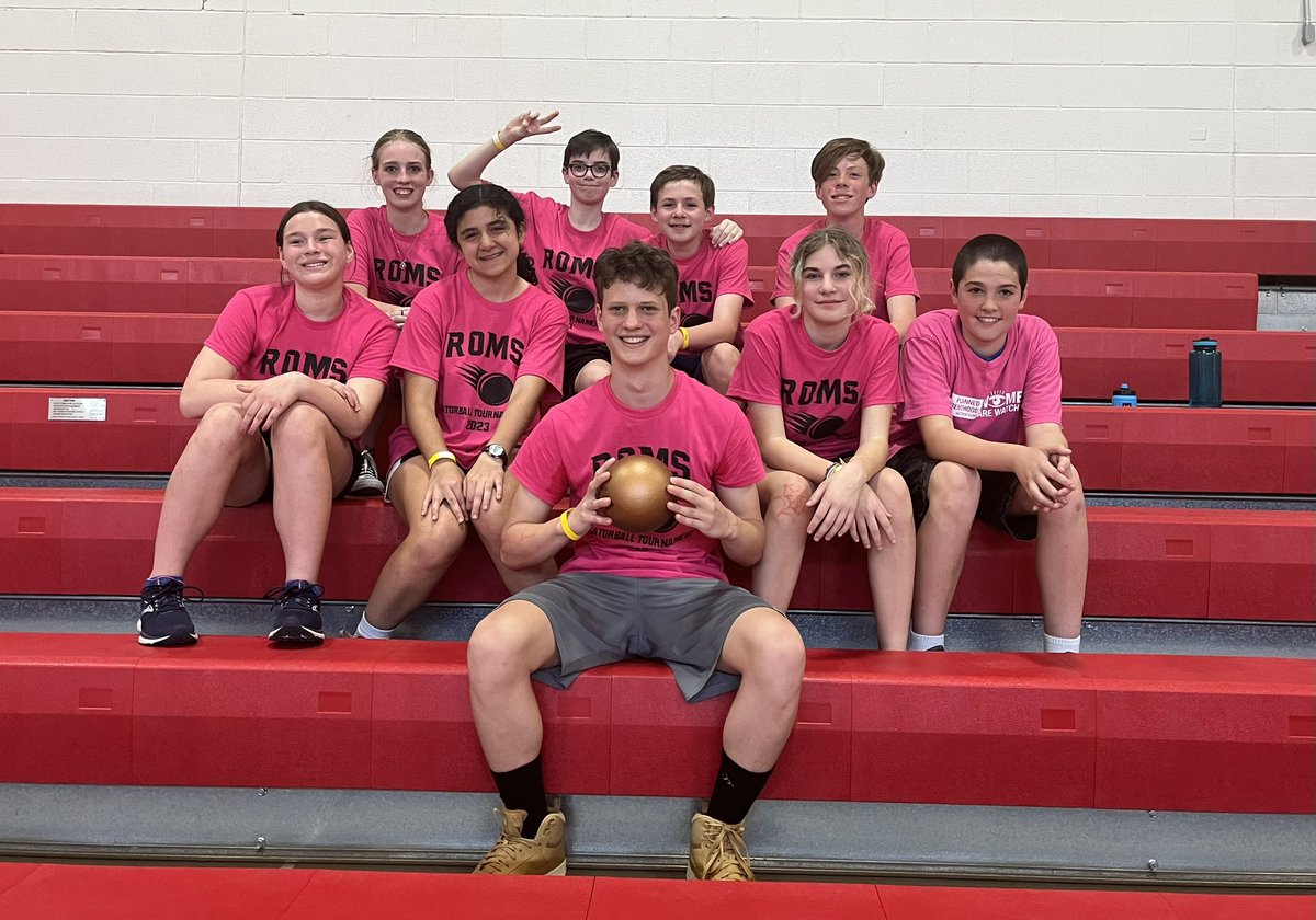 MrsPotterack's tweet photo. 🥇: Rush Hour
🥈: The Hungry Hippos
🥉: The Big Band Children

Thank you to ALL 15 teams, as well as our LINKS teams, for participating this evening in Student Council’s Annual Gatorball Tournament! We raised $1849.71 for the Michigan Breast Cancer Coalition! https://t.co/IFcHxaI1nK