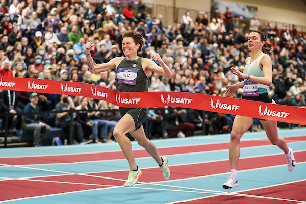 RunBlogRun's tweet photo. What an 800m! Nikki Hiltz/Lululemon and Michaela Rose/LSU went 1.59.03-1:59.08. Michaela is no 2 All time #NCAA list and Nikki Hiltz runs a pb/win! Nikki ran their first 800m under 2 minutes ever! photo: Kevin Morris 
 #hawimanagement, #LSUTrackandField, #BryanClayInvite, https://t.co/kiTKDrjqVZ