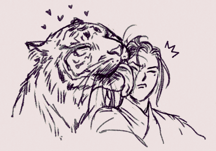 drawing instead of going to bed (from acernors tiger tiger)