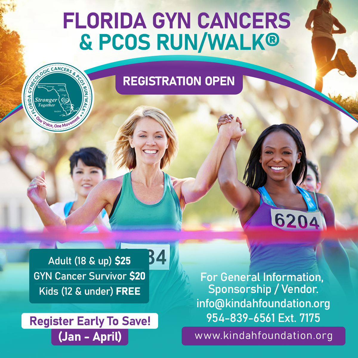 Florida Gynecologic Cancers & PCOS Run/ Walk tweet media