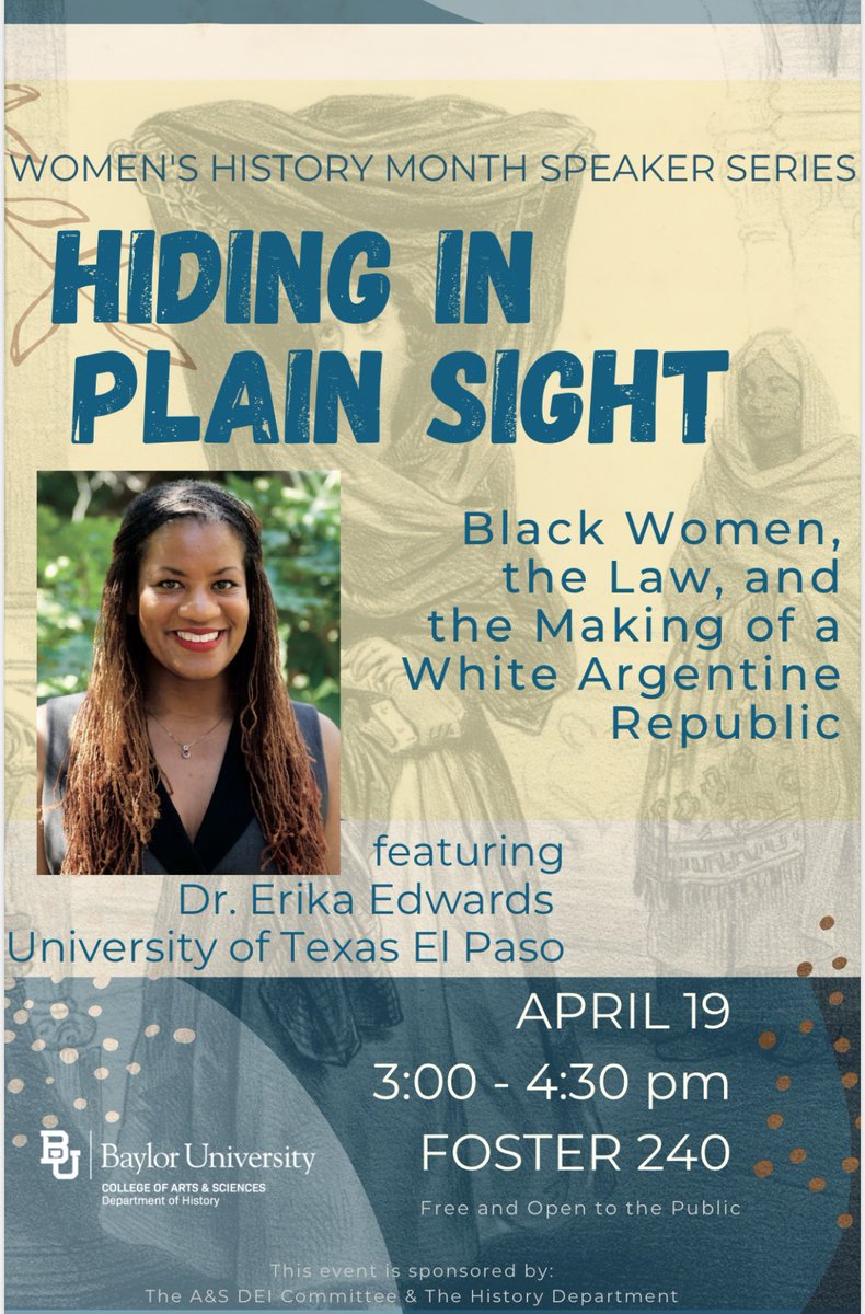 BaylorOH's tweet photo. @BUHistory is hosting a very exciting guest lecture next week! Go and check it out! 

More details: https://t.co/sRC9qbYyK3 https://t.co/OPsRZCJHfw