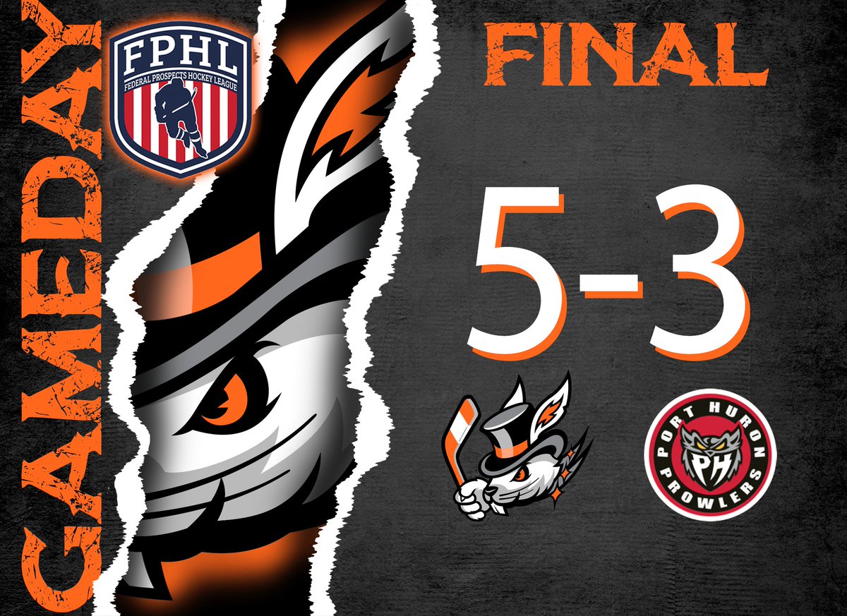 Another successful night on the road! #RabbitsBaby #HatTricksHockey