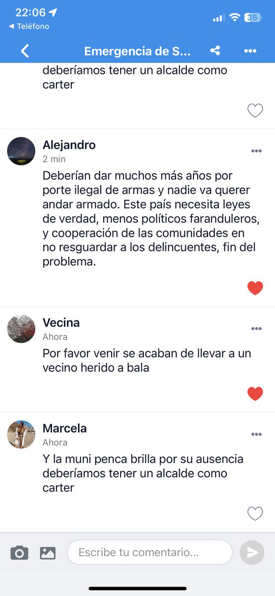 LavinKarlaH's tweet photo. @GabrielBoric @CHVNoticias @Presidencia_cl  nuevamente gente inocente herida. Carabineros brilla por su ausencia, todos los vecinos hemos reportado, dado aviso a carabineros y a paz ciudadana y aún así nadie llegó. https://t.co/i6iRoOareG