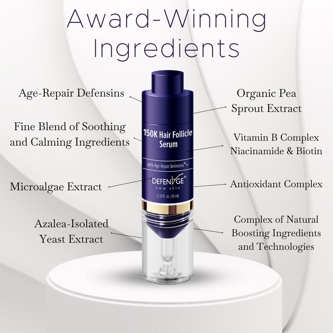 They're not just ingredients, they're New Beauty award-winning ingredients 🏆 #BestHairGrowthSerum #BOGO50OFF
