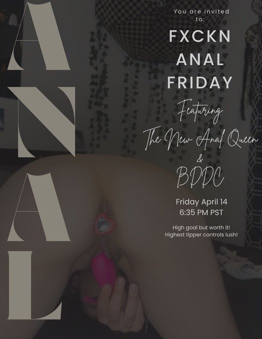 You know what fridays are for? And if you don&rsquo;t! You need to cum find out.   &ldquo;Hint hint&rdquo; from the back
