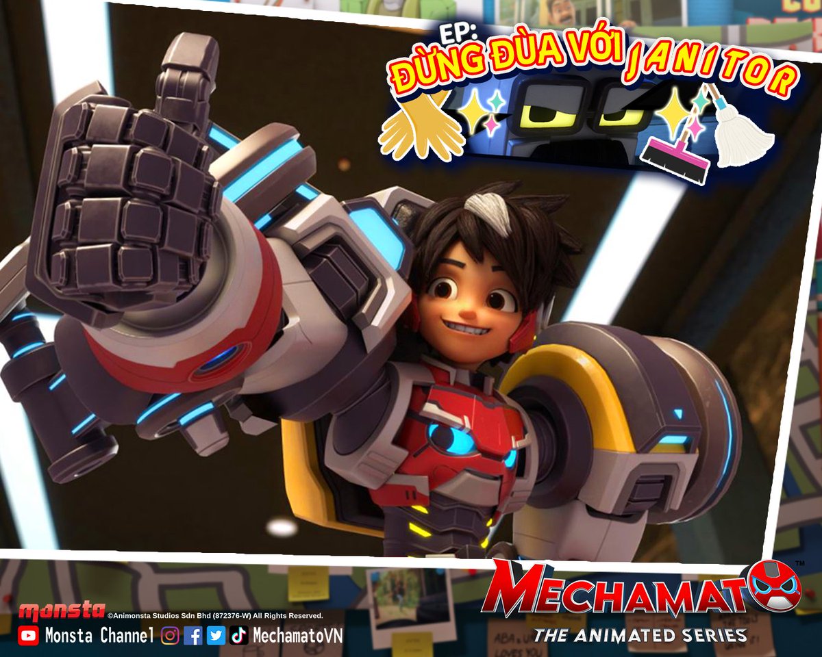 MechamatoVN's tweet photo. Thế nào mình mechanize với cái máy tạ này ngầu chứ!
Hãy xem tập 5 tại 📷 https://t.co/Hyl94FUQ83
.
#Mechamato #MechamatoSeries #MONSTA #Youtube #FREE https://t.co/9xqBjFJm5u