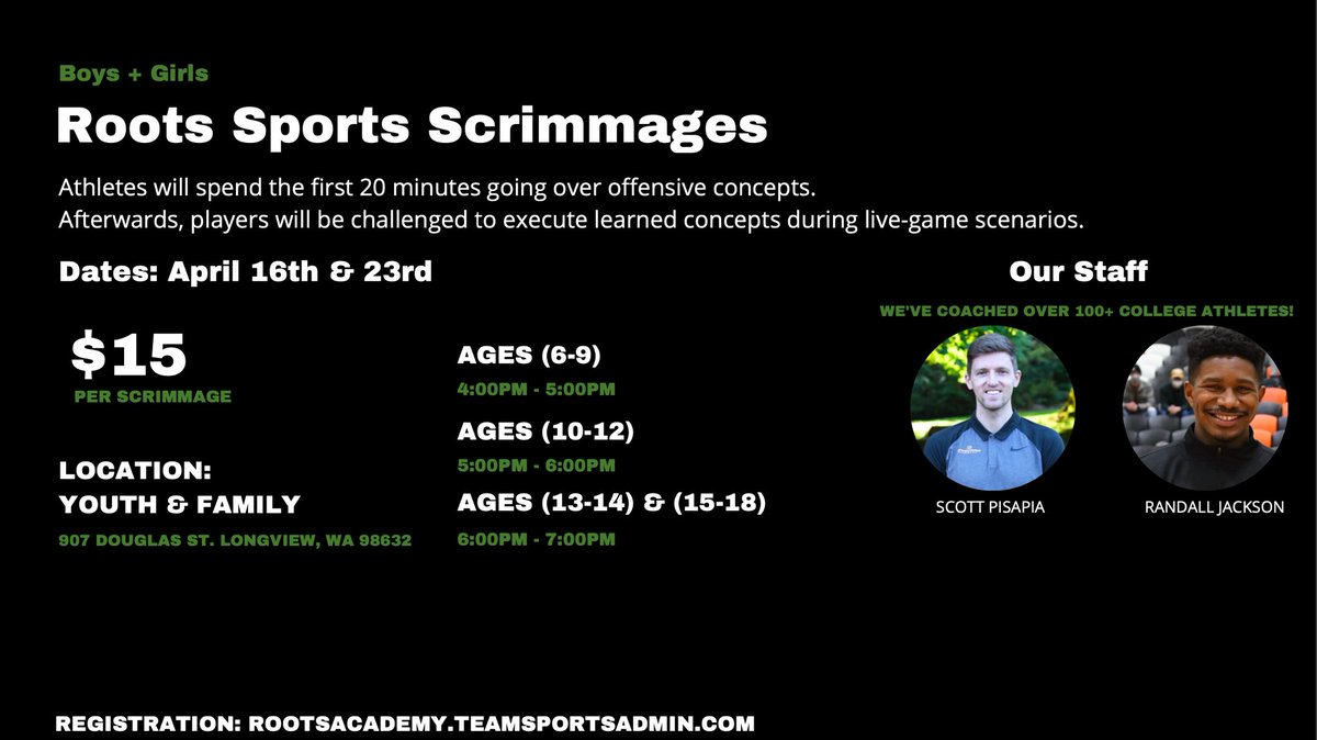 We’re hosting scrimmages🏀😤
Click link below to register⬇️

rootsacademy.teamsportsadmin.com/events/details…