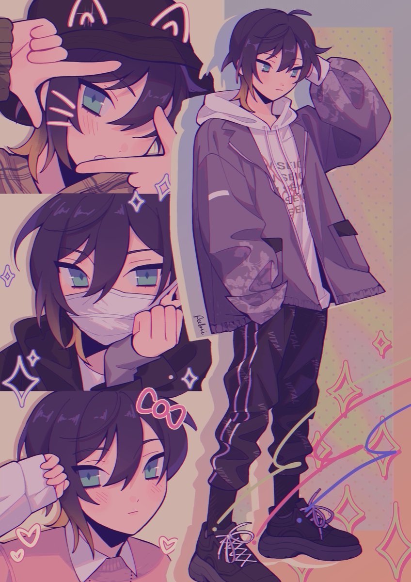 _kuwee's tweet photo. here's the piece i did for @bustafezine 's mozu zine! please check it out, everyone did a wonderful job!! https://t.co/nj3XiroF4a