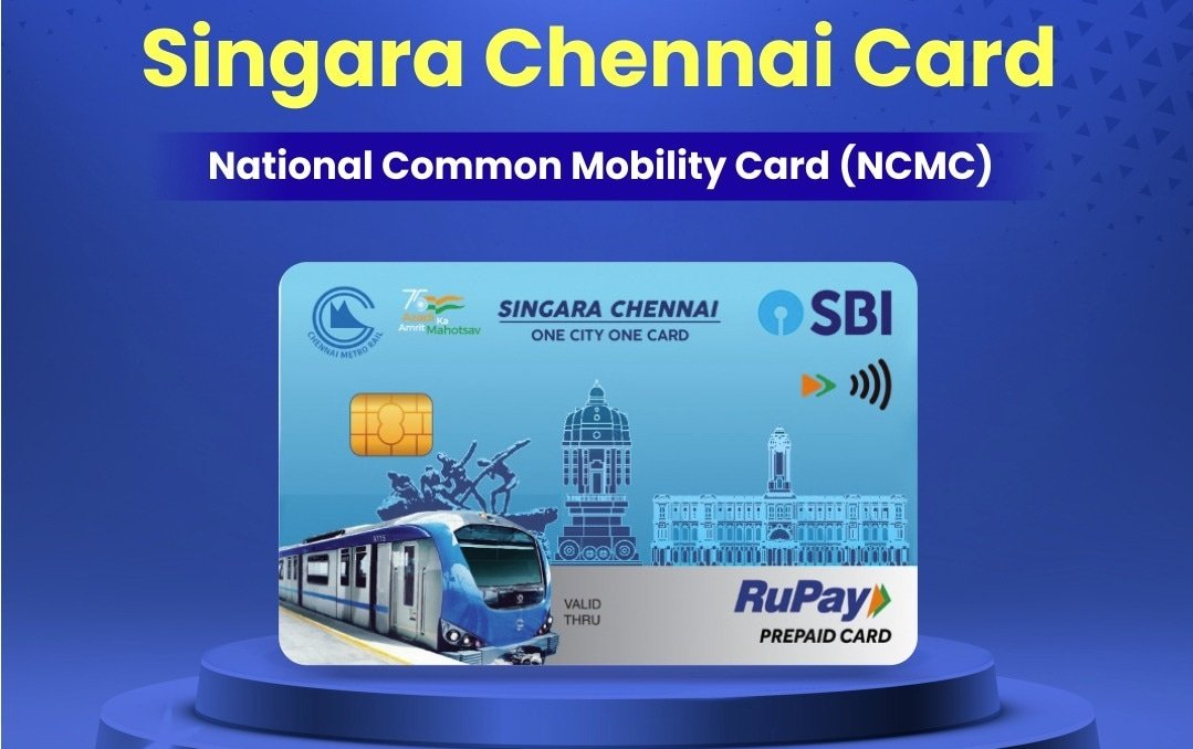 TN Updates on X: "CMRL has launched Singara Chennai Card (National Common Mobility Card) that can be used in different transport systems in Chennai ( Metro, Suburban, MTC & retail outlets) and other