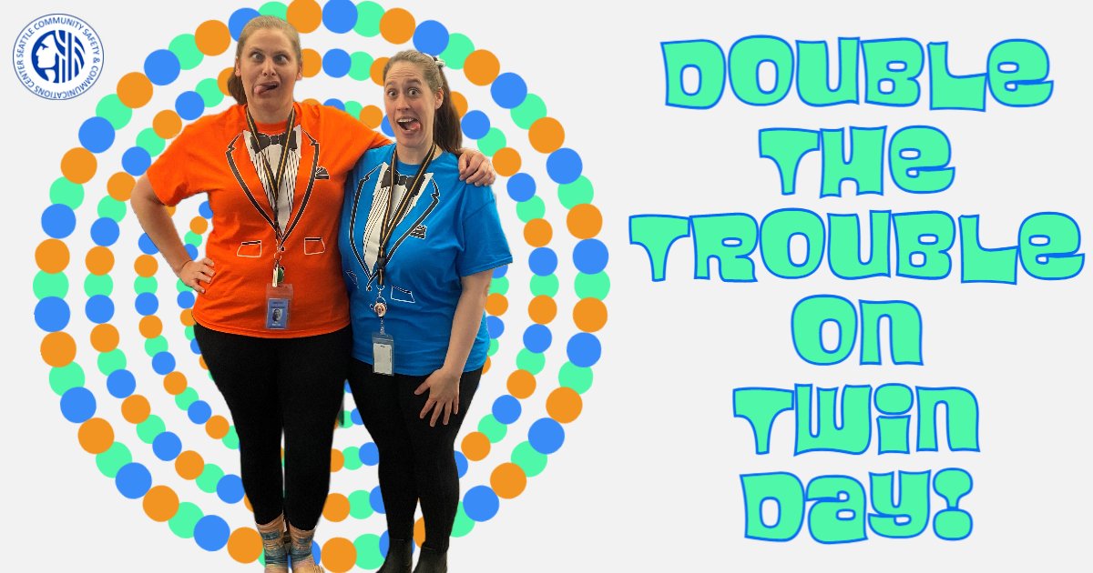 seattlecaredept's tweet photo. Day 6 of National Telecommunicator Week! Double the trouble on twin day! 

Don't miss out on all the fun! We are hiring and would love to have you join our team! 

Apply now: https://t.co/KrWxeUxJzK

 #WeAre911 #telecommunicatorweek2023 #seattlecscc #seattle #nowhiring https://t.co/1jeYHBUy5Z