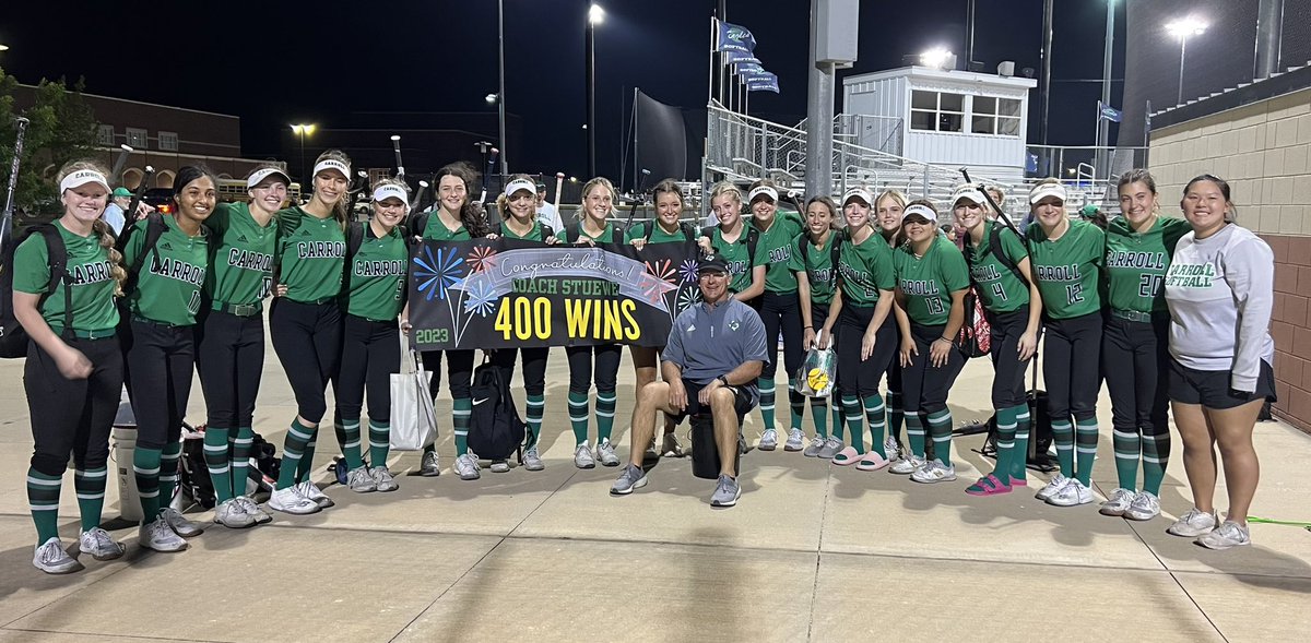 dragsoftball's tweet photo. Bats on 🔥tonight as Carroll racks up 23 hits scoring 19 for Coach Stuewe's  400th win‼️

Congrats to Coach Stuewe !@stuewetim https://t.co/70SspHOhx4
