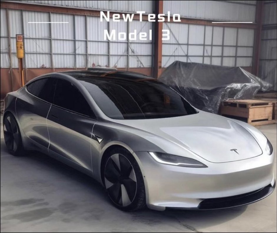 WaifuStonks on X: Tesla Model 3 Highland pictures! 👇🏻👇🏻👇🏻   / X