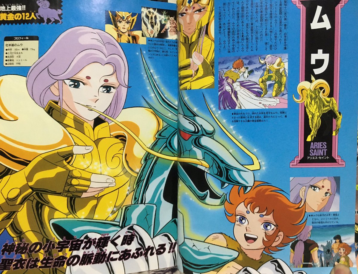 ムウ様 この頃はムウ様が黄金聖闘士とは知る由もなかった… そもそも黄金聖闘士