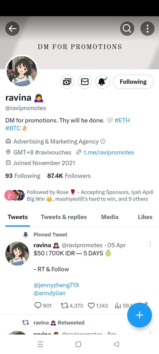rayaserves tweet picture