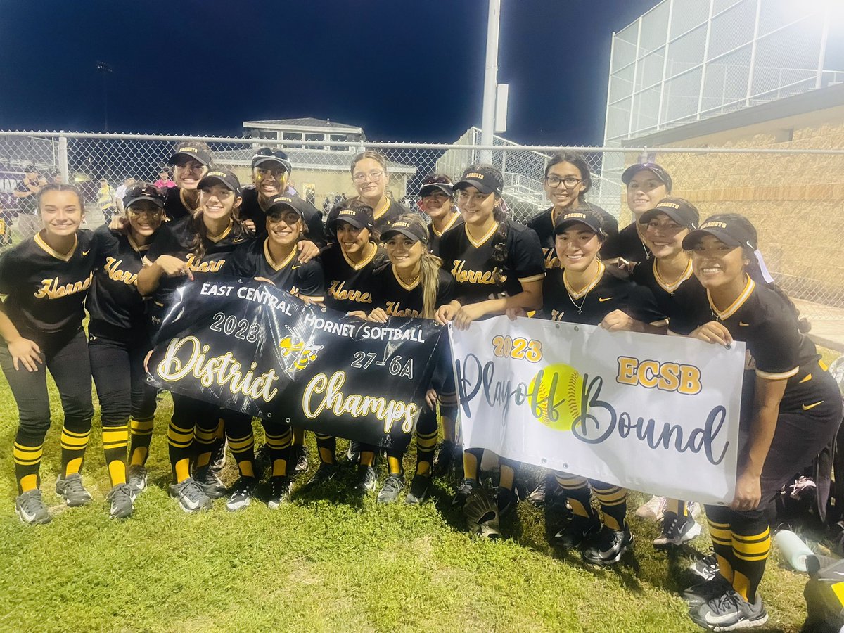 2023 Co-District Champions!! So incredibly proud of these girls. Talk about hard work and perseverance! We love our girls!  #dontwishwork
🖤💛🐝🐝 <a href="/ArriolaSuzette/">Suzette Arriola</a> <a href="/_ECAthletics/">ECHS Hornet Athletics</a> <a href="/ECISDtweets/">East Central ISD</a>