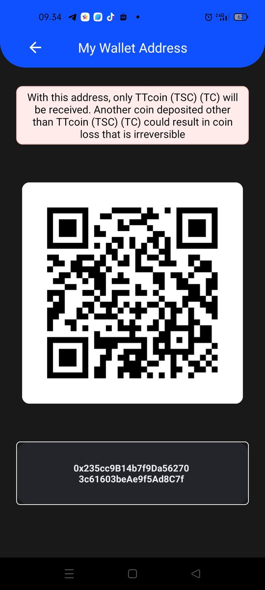 Dodiciip92's tweet photo. @ttcoinofficial Semoga beruntung
0x235cc9B14b7f9Da562703c61603beAe9f5Ad8C7f https://t.co/cH5jfWpHwv