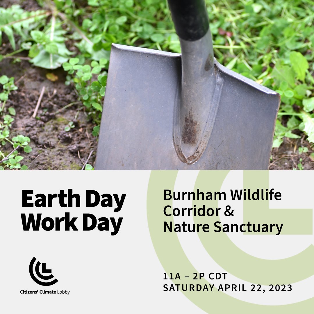Reminder! We are celebrating Earth Day♻️🌎with a work day at Burnham Wildlife Corridor and Nature Sanctuary on Saturday April 22. 

More information here: meetup.com/citizens-clima…

#EarthDay #volunteer #ClimateAction