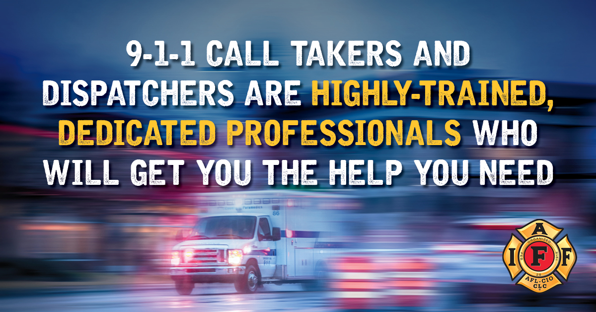 Our Local 967 dispatchers are crucial to quickly get you the help you need. Their professionalism and skill are unmatched, and we are thankful daily that they are a part of our fire family. We wish them all a happy emergency service dispatcher and 9-1-1 awareness week!