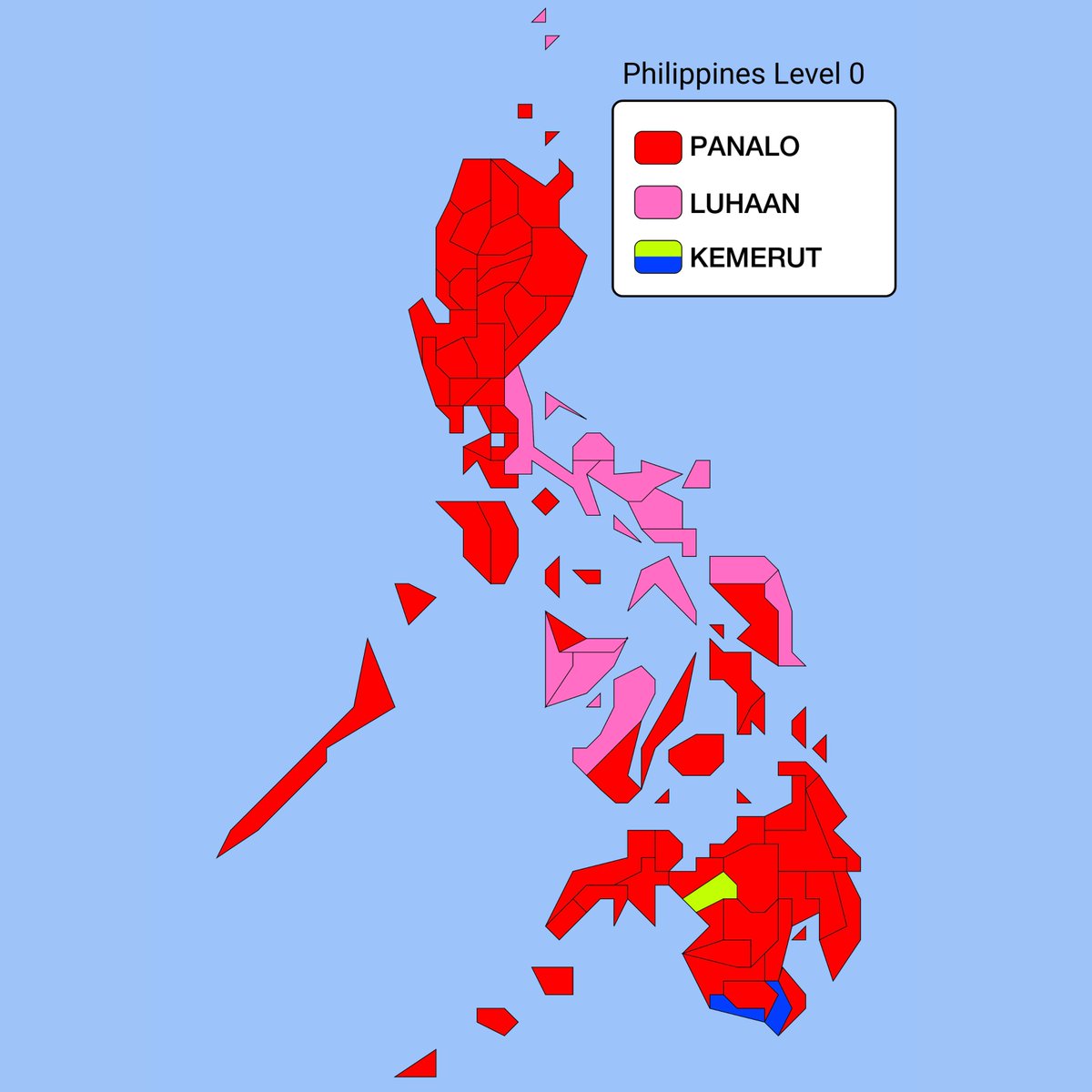 Mapa ng NANALO at LUHAAN. 😅