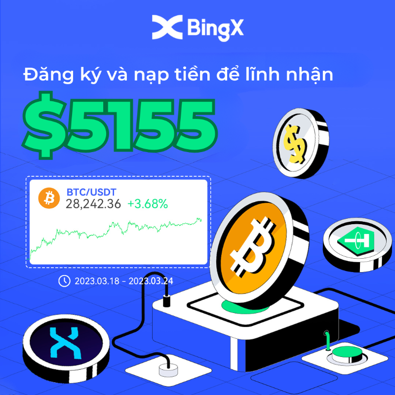 BingXOfficial's tweet photo. 💰Đăng ký và nạp tiền để lĩnh nhận $5155 bonus
1⃣ Phần quà đăng ký $30 bonus
2⃣ Thưởng người dùng mới $125 bonus
3⃣ Quà nạp tiền $5000 bonus
