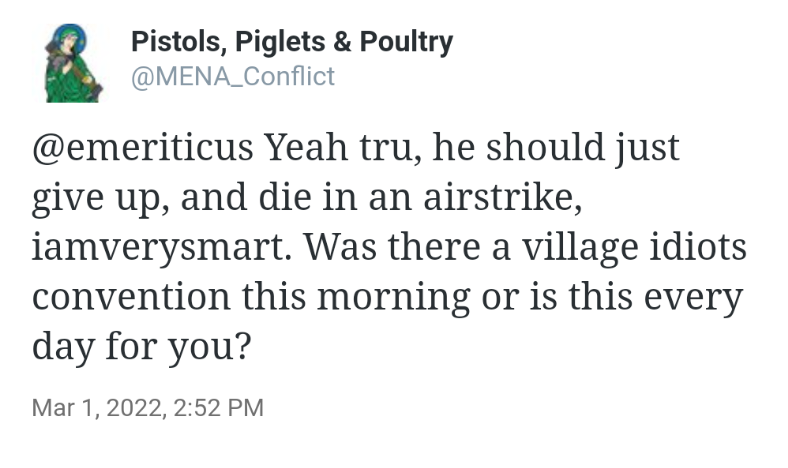 This is it. The reason for my 13 month ban. No explanation for why I'm suddenly back. I apparently have been unbanned for a week or two and just noticed the email

This was in reply to someone defending twice convicted &amp; imprisoned pedophile &amp; attempted child rapist Scott Ritter.