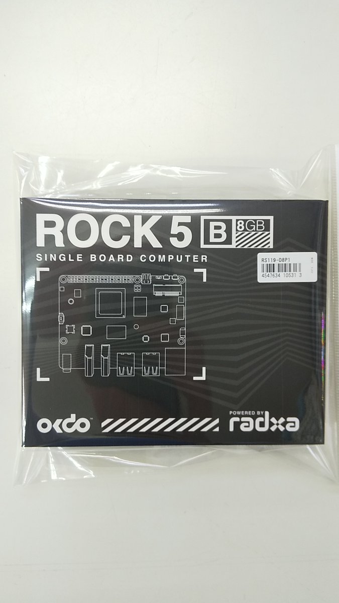 marutsunagoya's tweet image. 【新商品】
シングルボードコンピュータ ROCK5 Model B (8GB)が入荷しました。

29,148円(税込)

詳しくはマルツオンラインへどうぞ！

marutsu.co.jp/pc/i/2719683/

∩( ´∀｀)∩ﾄﾞｳｿﾞ (っ´∀｀)っ))ﾖﾛｼｸ

#RS119-D8P1　#OKdo