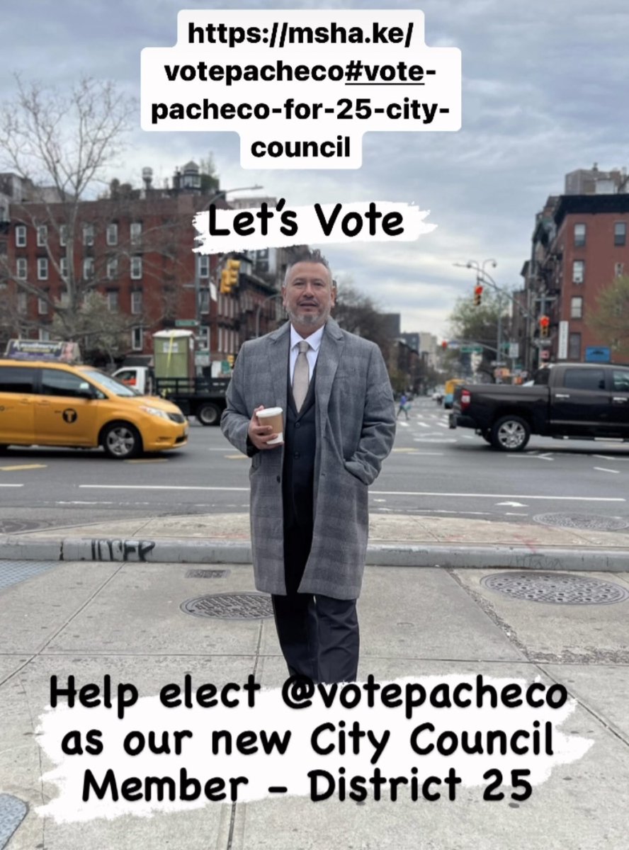 Help Elect @VotePacheco as our new City Council, District 25.  @VoicesofJH @34Compromise @34OSResistersU 
@QueensCrapper @gregmocker @berrystalliance 
msha.ke/votepacheco#vo…
