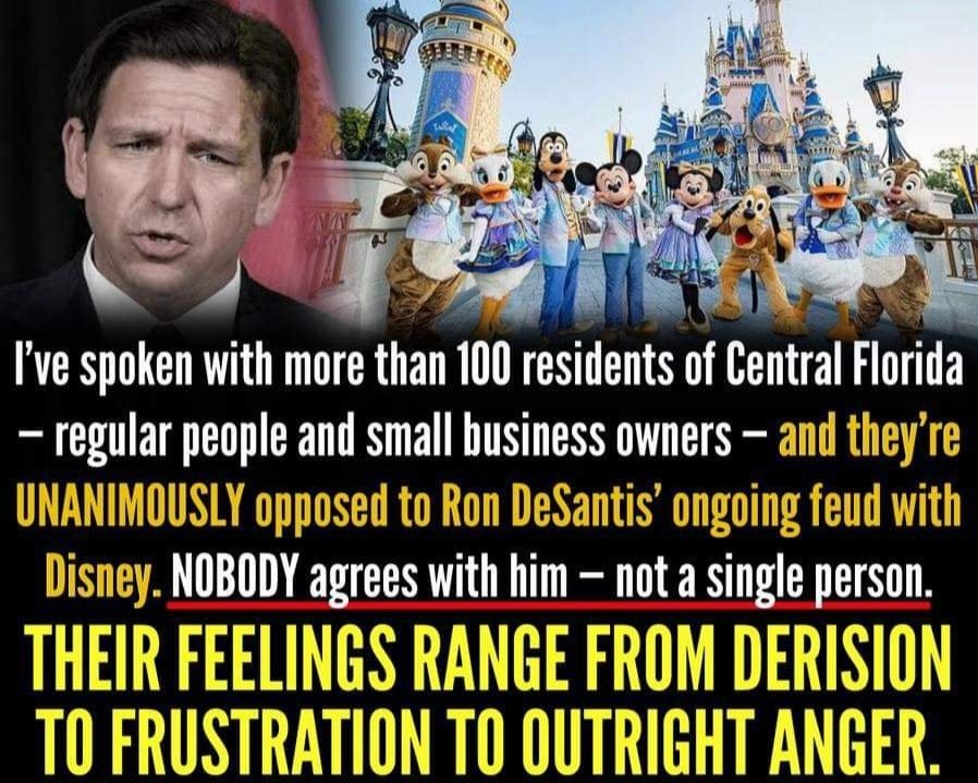 KimBledsoe14's tweet photo. @RonDeSantisFL @NHGOP You are a pathological liar. We don't live free in Florida. We are losing freedoms everyday because of you! You have ruined this state. I wish I could afford to leave it!! It's horrible thanks to you!
#DeSatan
#Roniscorrupt
#RonisaFascist
#DisneyoverDesantis https://t.co/LZK29EDC5Z