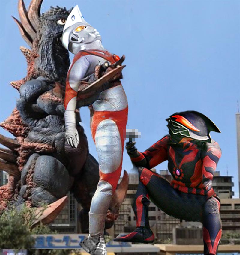 チ〇コを弄ばれる屈辱のウルトラマンエース、、、ああ、エース、、、