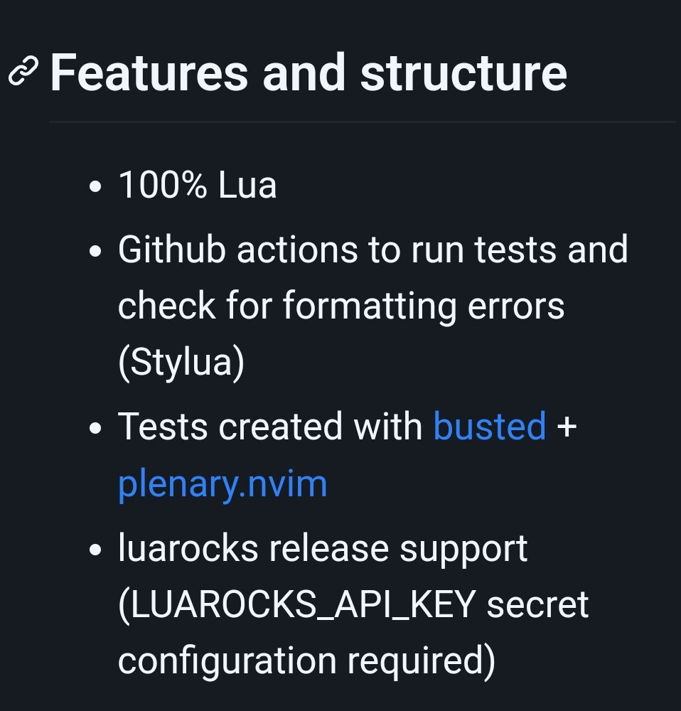AstraKernel's tweet image. If you plan to create a neovim plugin, here is the plugin template ( by @ellisonleao)

github.com/ellisonleao/nv…

 #neovim #vim #lazyvim #astonvim #nvchad