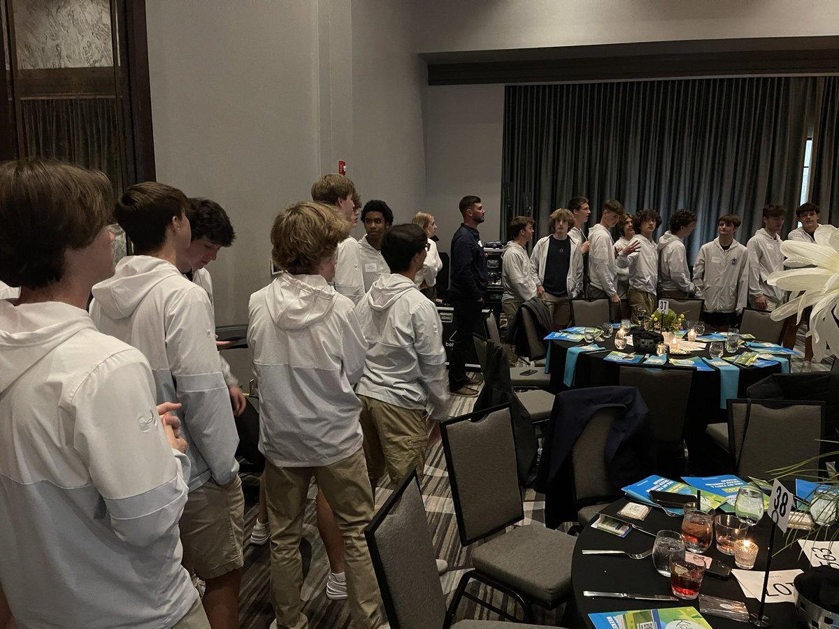 eshssoccer's tweet photo. Boys cleaned up nice &amp; represented well for the @Kicks4aCure banquet. Thank you to all who made it possible for ALL boys to attend &amp; be a part of something bigger than us. We are proud to represent @ElkhornPS_ESHS in this event! Game is tomorrow @ 6:30 vs @OPSCHSBSC @ Morrison. https://t.co/z0w03lb1VE