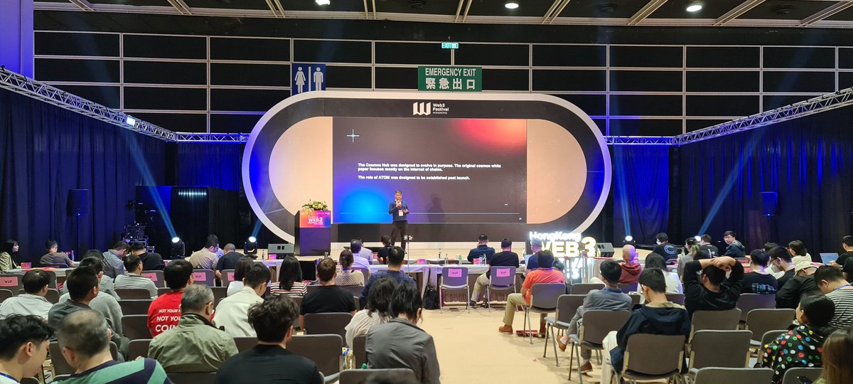 Attending #cosmos Event in #Web3Festival in Hong Kong 🇭🇰

<a href="/CosmosChinese/">Cosmos Chinese</a>