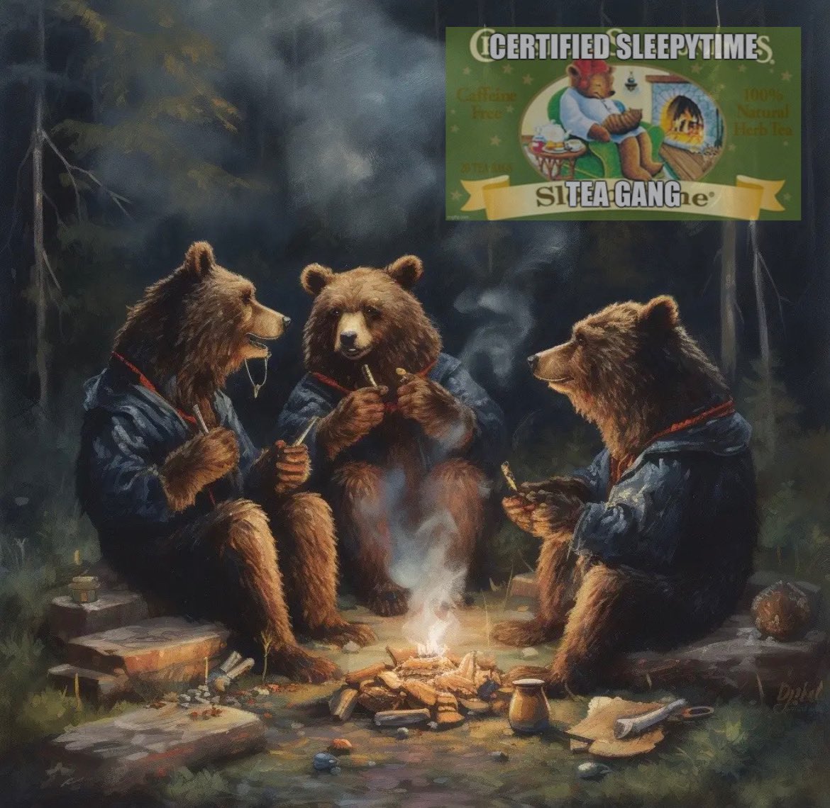 basedspinach's tweet photo. Tfw I’m drinking Sleepytime Tea https://t.co/6KpTh2Iru0