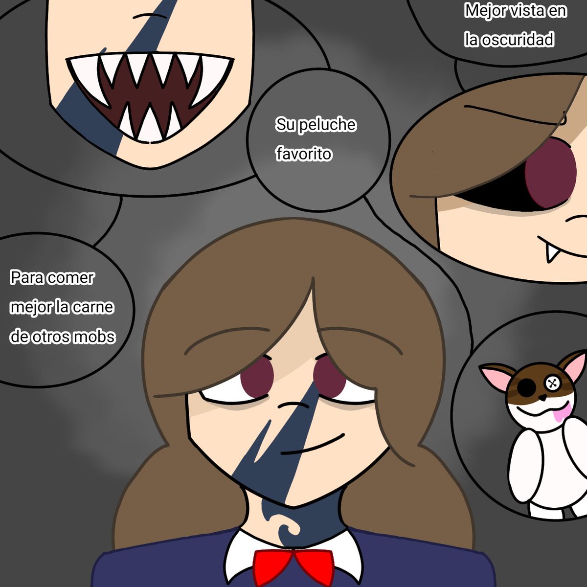 Simon_2042's tweet photo. Después de la explosión de capitán gato y el entierro, la pequeña StarVtuber (8años) tuvo que quedarse a vivir con magma en nether lands, aunque no duerma mucho siempre tiene energía :D (No le gustan los explosivos ya que le recuerdan a ese incidente) #NuggetSMP #MiVersion https://t.co/g7n5ReeRmK
