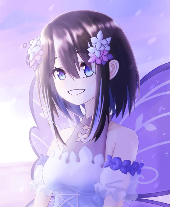 " Purple sky "#LafyArt 