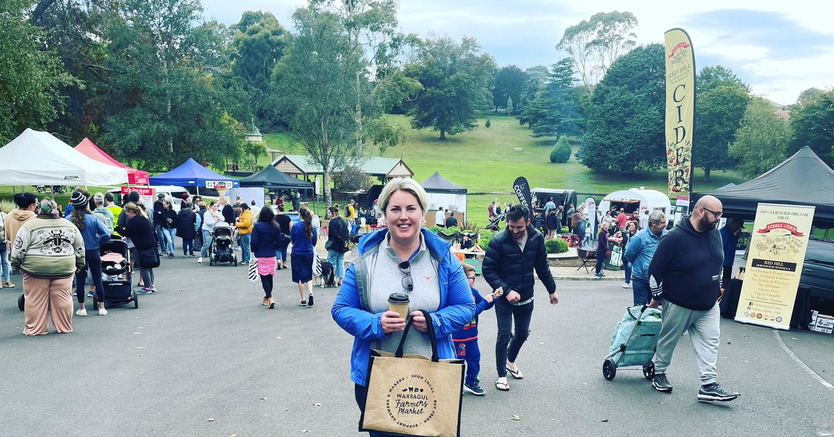 Great morning at the Warragul Farmer’s Market- always fantastic coffee, food and produce!