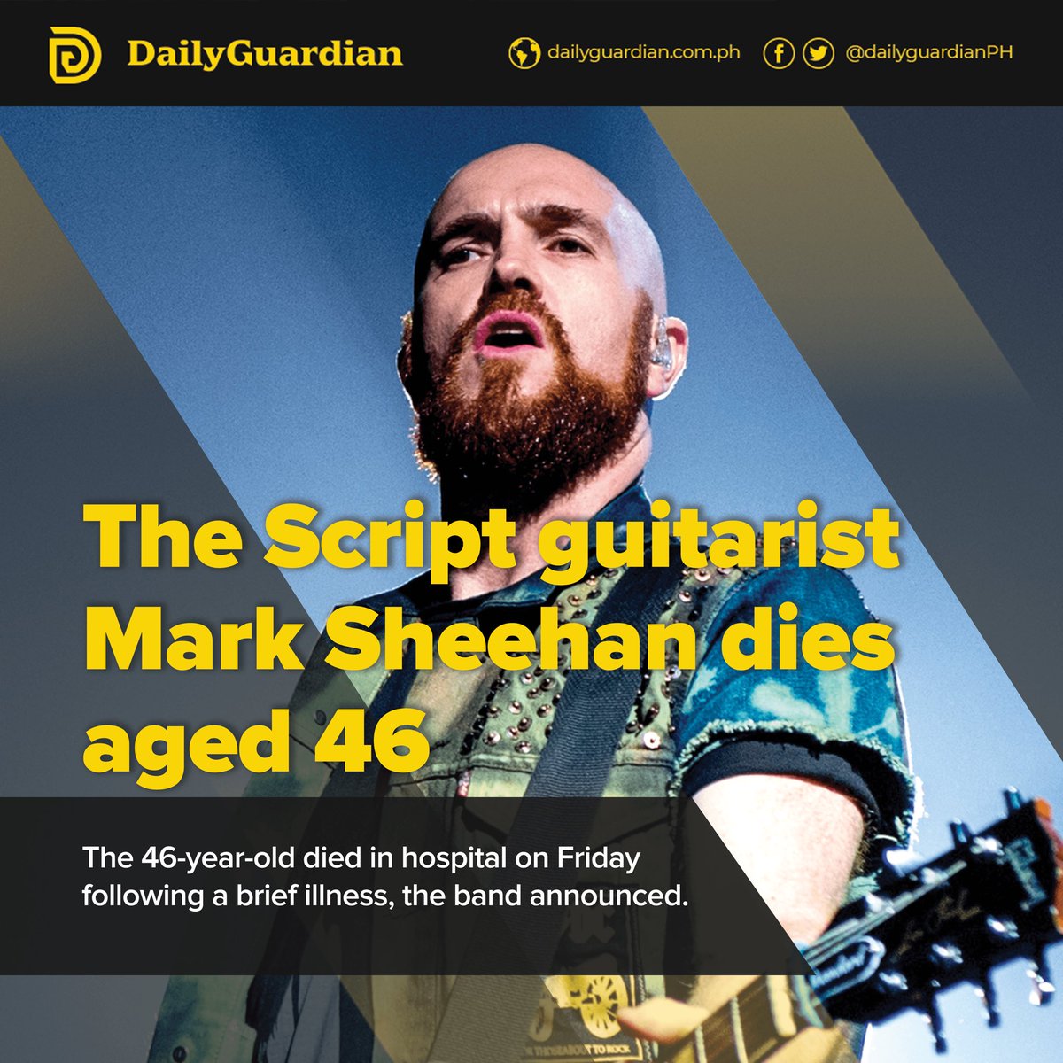 Daily Guardian On Twitter Mark Sheehan Co founder And Guitarist Of daily-guardian-on-twitter-mark-sheehan-co-founder-and-guitarist-of