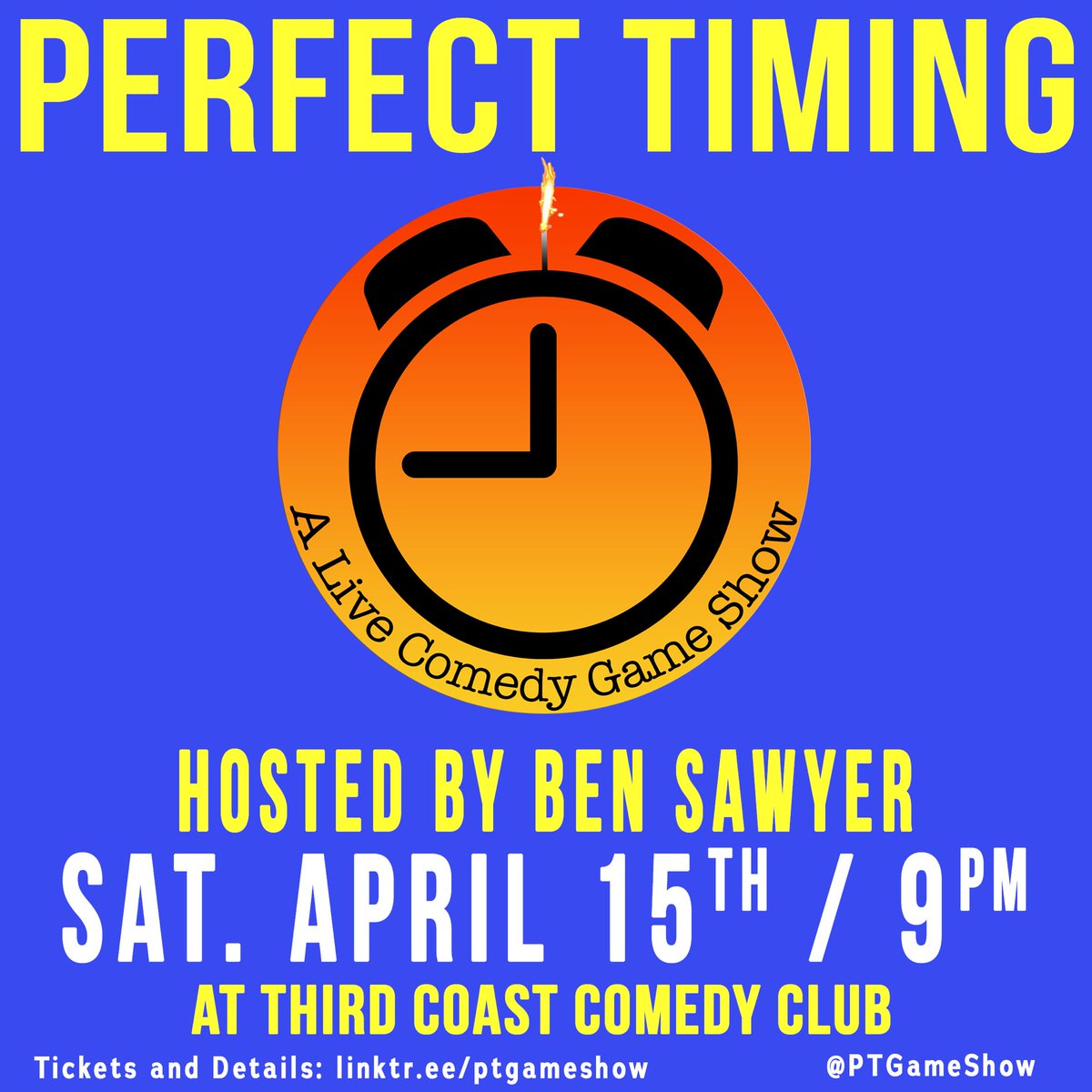 Perfect Timing: A Live Comedy Game Show tweet media