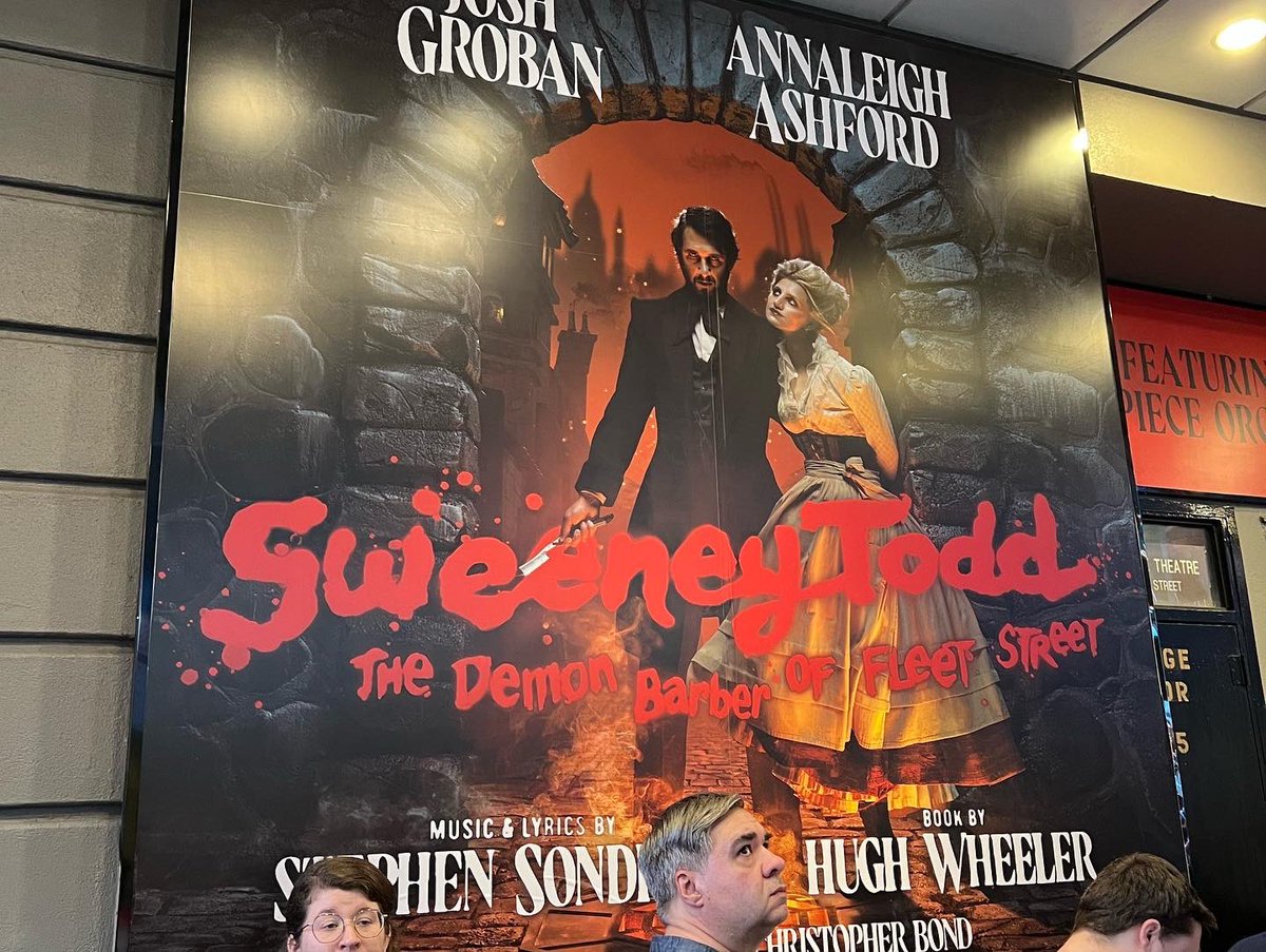 Holy moly. What a good job this cast did. @jordanfisher @joshgroban @GatenM123 @SweeneyToddBway #SweeneyTodd #annaleighashford