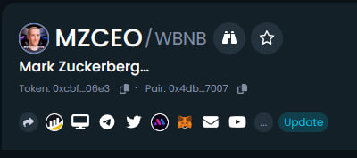 ⭐️ DEXTOOL update

DEXTOOL is our main dex view partner with a crazy volume!

$MZCEO's logo is now visible on DEXTOOL!

We will be top 1 trending on DEXTOOL anytime soon!

dextools.io/app/en/bnb/pai…