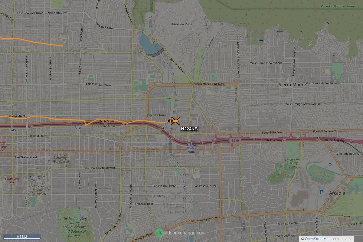 Police Overhead on Twitter "Pasadena Police N224KB (a B06) was