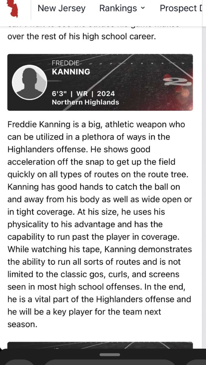 Thank you <a href="/ZachGoodhue/">Zach Goodhue</a> for the article write up about me and northern highlands football. <a href="/NHRHS_Football/">LandersNation</a> <a href="/coachdcord/">Dave Cord</a>