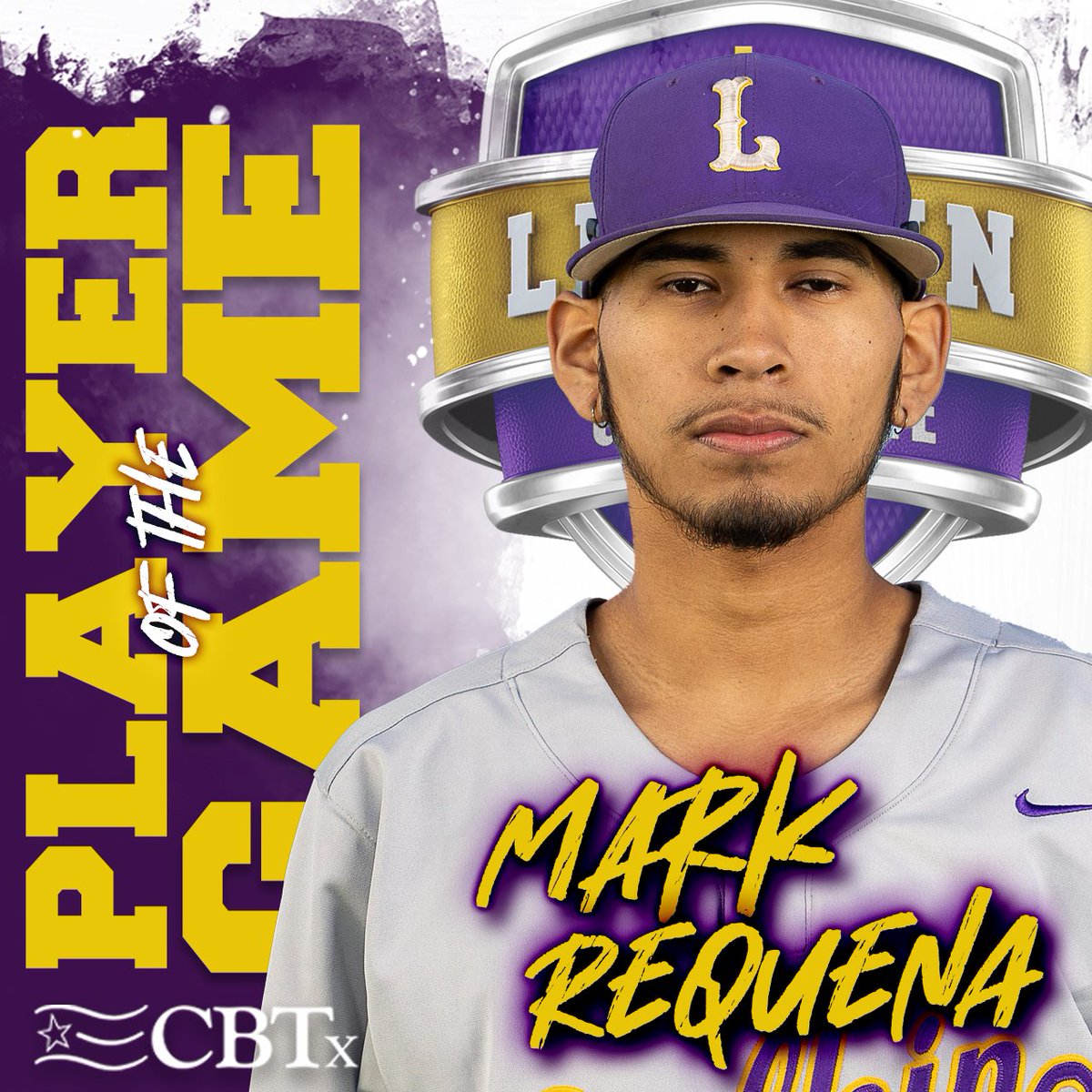 JAMDigitalMedi1's tweet photo. Congratulations to Mark Requena our Commercial Bank of Texas Player of the Game. Requena went 2 for 4 with a Double, a single, and 2 runs scored against Porter. @lufkinbaseball1 @BIGNASTY500 https://t.co/GnEQBKGTDV