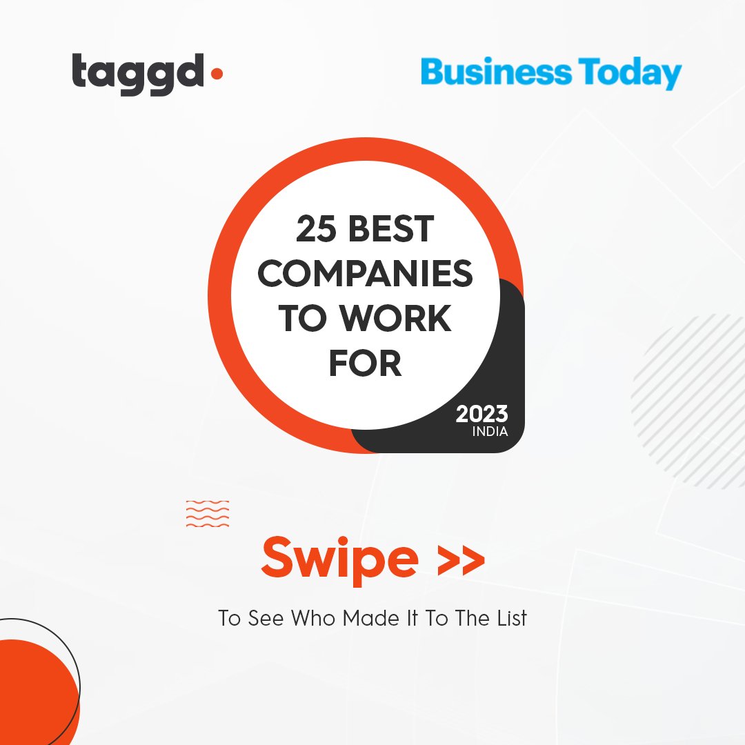 _taggd's tweet image. Its finally here! The #BESTCompaniesToWorkFor2023 list is officially out and ready for download! Discover which companies made it to the top this year and find out what makes them one of India&apos;s best work places. Download your copy here: bit.ly/3mArjW2