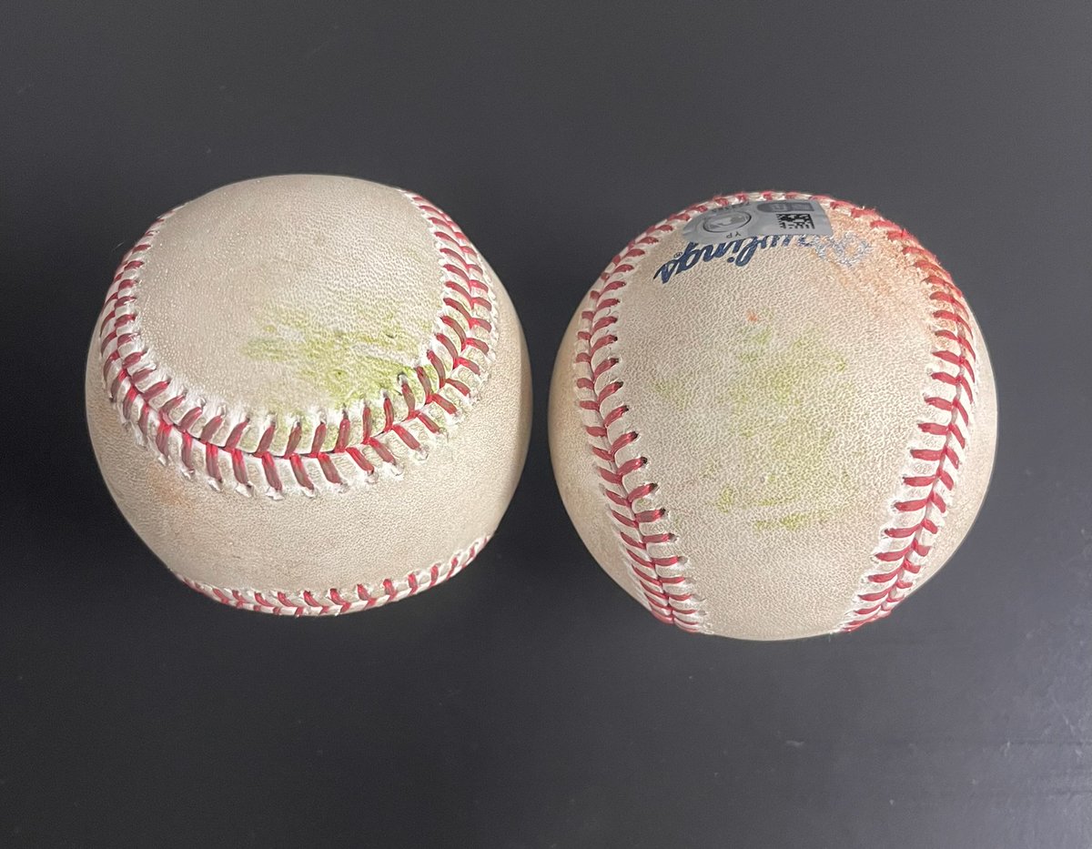 🚨Fresh from the field!🚨

We collected both Julio Rodriguez AND Ty France's RBI doubles from tonight! Expect to see these balls soon on mariners.com/auctions!
