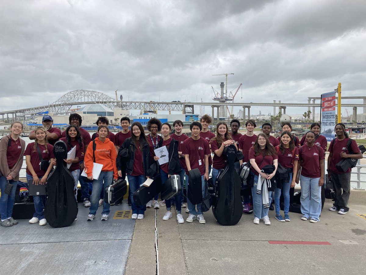 CFBWestsideOrch's tweet photo. What do you do in Corpus Christi after you perform on an aircraft carrier? You go to Whataburger of course! Ranchview Orchestra had a great day today! #thewolfpackway #cfbisdfinearts #cfbproud https://t.co/Vo6cYwLvYX