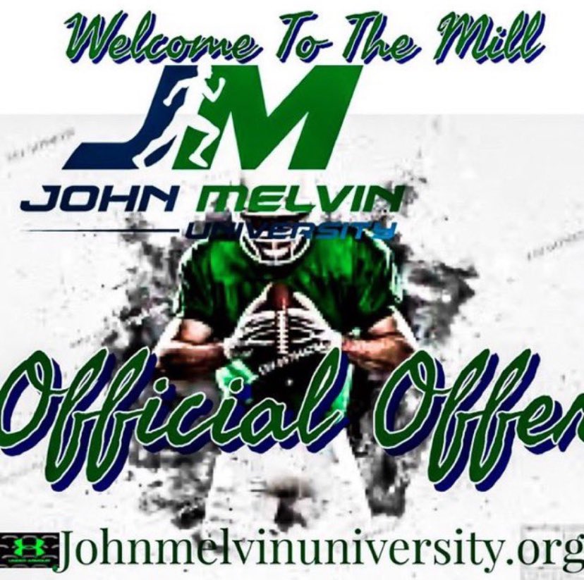 Beyond grateful to receive my first Offer from  <a href="/JohnMelvinU/">John_Melvin_University</a> <a href="/CoachTSimm/">Coach Thomas</a> <a href="/CoachKirby25/">KIRBY</a> <a href="/recruitshreve/">Captain Shreve Football Recruits</a> <a href="/shrevefootball/">Captain Shreve FB</a> #AGTG